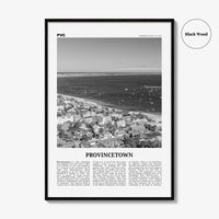 Provincetown Print Black and White, Provincetown Wall Art, Provincetown Poster, Provincetown Photo, Massachusetts, USA, United States