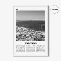 Provincetown Print Black and White, Provincetown Wall Art, Provincetown Poster, Provincetown Photo, Massachusetts, USA, United States