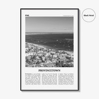 Provincetown Print Black and White, Provincetown Wall Art, Provincetown Poster, Provincetown Photo, Massachusetts, USA, United States