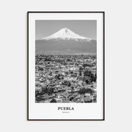 Puebla Portrait B&W Poster