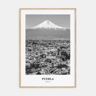 Puebla Portrait B&W Poster