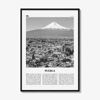 Puebla Print Black and White, Puebla Wall Art, Puebla Poster, Puebla Photo, Puebla Wall Décor, Heroica Puebla de Zaragoza, Mexico