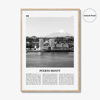 Puerto Montt Print Black and White, Puerto Montt Wall Art, Puerto Montt Poster, Puerto Montt Photo, Puerto Montt Wall Décor, Chile
