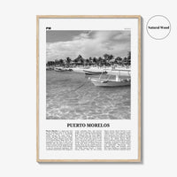 Puerto Morelos Print Black and White, Puerto Morelos Wall Art, Puerto Morelos Poster, Puerto Morelos Photo, Puerto Morelos Décor, Mexico