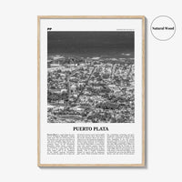 Puerto Plata Print Black and White, Puerto Plata Wall Art, Puerto Plata Poster, Puerto Plata Photo, Puerto Plata Décor, Dominican Republic