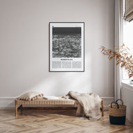 Puerto Plata Travel B&W Poster