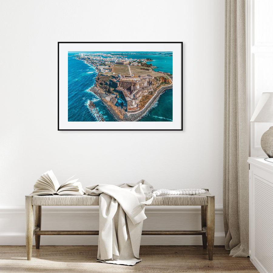 Puerto Rico Landscape Color Poster