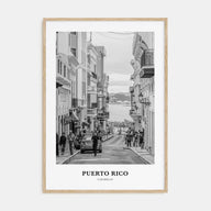 Puerto Rico Portrait B&W No 2 Poster