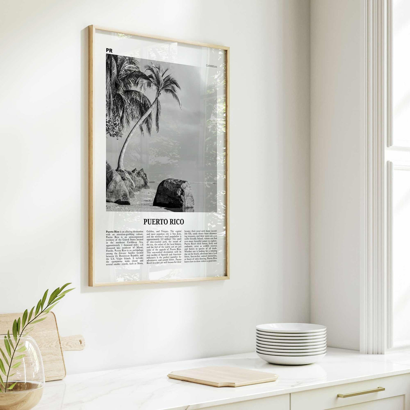 Puerto Rico Print Black and White No 1, Puerto Rico Wall Art, Puerto Rico Poster, Puerto Rico Photo, Puerto Rico Wall Decor, San Juan