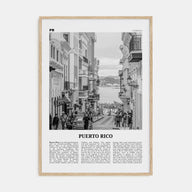 Puerto Rico Travel B&W No 2 Poster