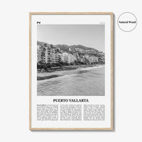 Puerto Vallarta Print Black and White, Puerto Vallarta Wall Art, Puerto Vallarta Poster, Puerto Vallarta Photo, Mexico