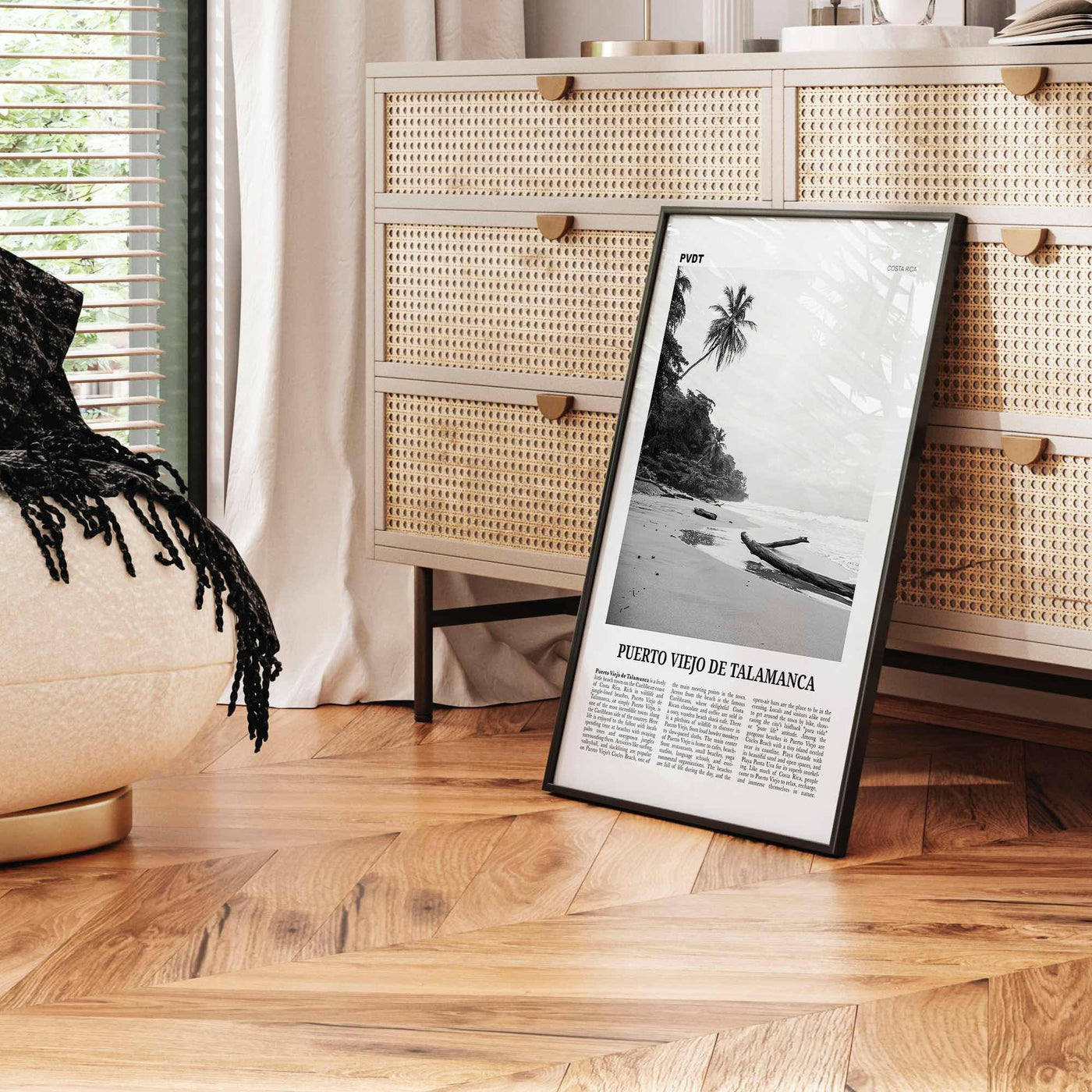 Puerto Viejo de Talamanca Print Black and White, Puerto Viejo de Talamanca Wall Art, Puerto Viejo de Talamanca Poster, Talamanca, Costa Rica