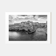 Puglia Landscape B&W Poster