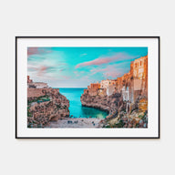 Puglia Landscape Color Poster