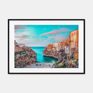 Puglia Landscape Color Poster