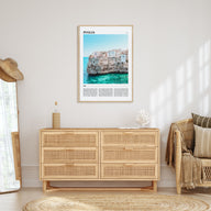 Puglia Travel Color Poster