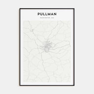 Pullman Map Portrait Poster