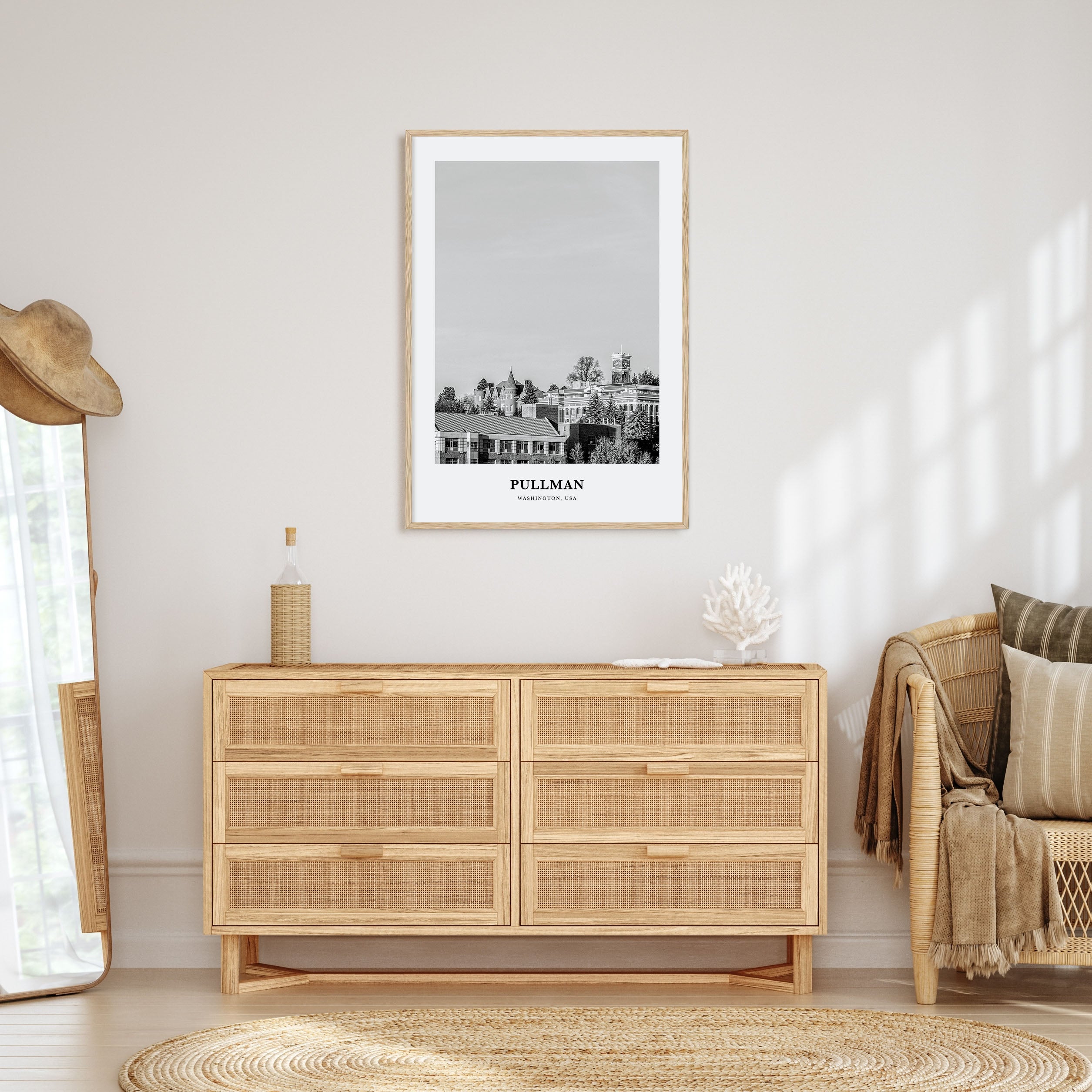Pullman Portrait B&W Poster