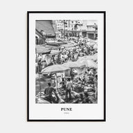 Pune Portrait B&W Poster