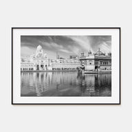 Punjab Landscape B&W Poster