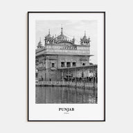 Punjab Portrait B&W Poster