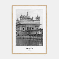 Punjab Portrait B&W Poster