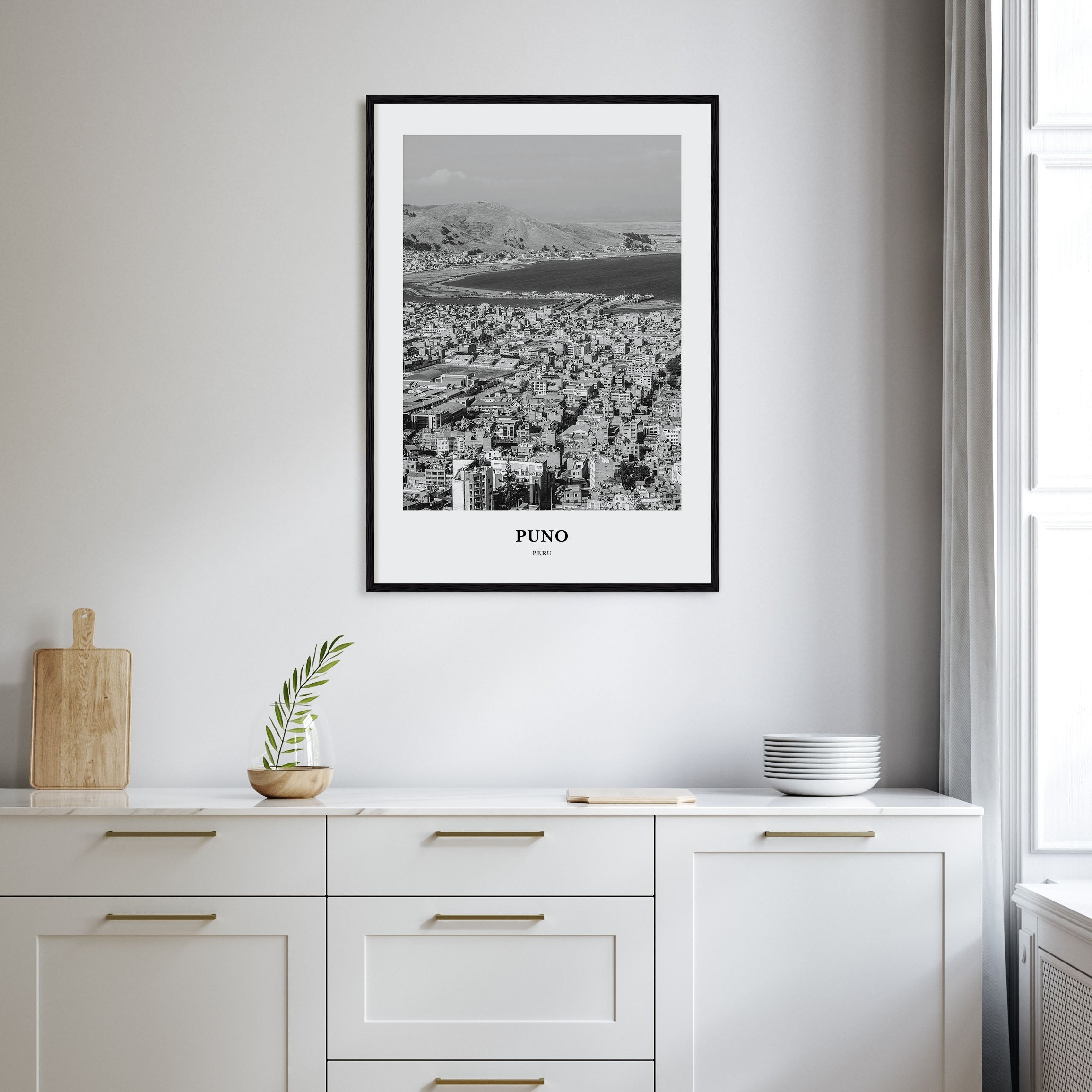 Puno Portrait B&W Poster
