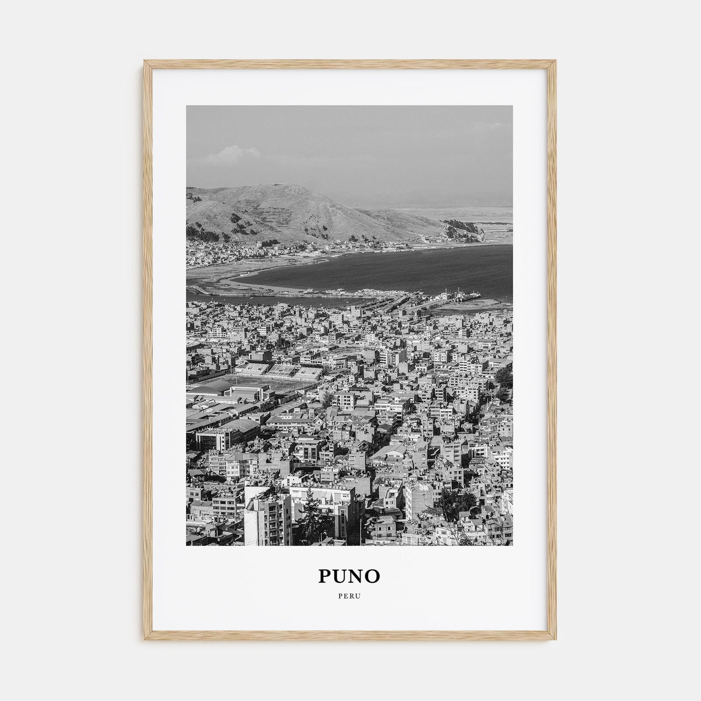 Puno Portrait B&W Poster