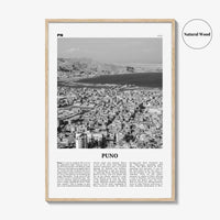 Puno Print Black and White, Puno Wall Art, Puno Poster, Puno Photo, Puno Wall Décor, Puno Map, Peru