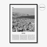 Puno Print Black and White, Puno Wall Art, Puno Poster, Puno Photo, Puno Wall Décor, Puno Map, Peru