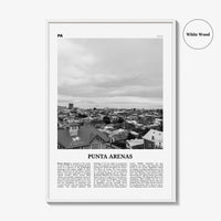 Punta Arenas Print Black and White, Punta Arenas Wall Art, Punta Arenas Poster, Punta Arenas Photo, Punta Arenas Wall Décor, Chile