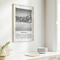 Punta Cana Print Black and White, Punta Cana Wall Art, Punta Cana Poster, Punta Cana Photo, Punta Cana Wall Décor, Dominican Republic