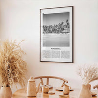 Punta Cana Print Black and White, Punta Cana Wall Art, Punta Cana Poster, Punta Cana Photo, Punta Cana Wall Décor, Dominican Republic