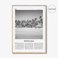 Punta Cana Print Black and White, Punta Cana Wall Art, Punta Cana Poster, Punta Cana Photo, Punta Cana Wall Décor, Dominican Republic