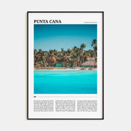 Punta Cana Travel Color Poster