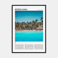 Punta Cana Travel Color Poster