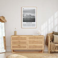 Punta del Este Travel B&W Poster