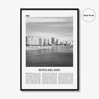 Punta Del Este Print Black and White, Punta Del Este Wall Art, Punta Del Este Poster, Punta Del Este Photo, Punta Del Este Décor, Uruguay