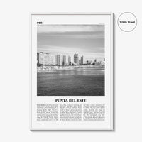 Punta Del Este Print Black and White, Punta Del Este Wall Art, Punta Del Este Poster, Punta Del Este Photo, Punta Del Este Décor, Uruguay