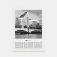 Putney Travel B&W Poster