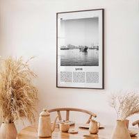 Qatar Print Black and White, Qatar Wall Art, Qatar Poster, Qatar Photo, Qatar Wall Decor, Country Art Print, Doha, دولة قطر Middle East
