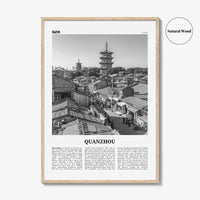 Quanzhou Print Black and White, Quanzhou Wall Art, Quanzhou Poster, Quanzhou Photo, Quanzhou Wall Décor, Quanzhou Map, China