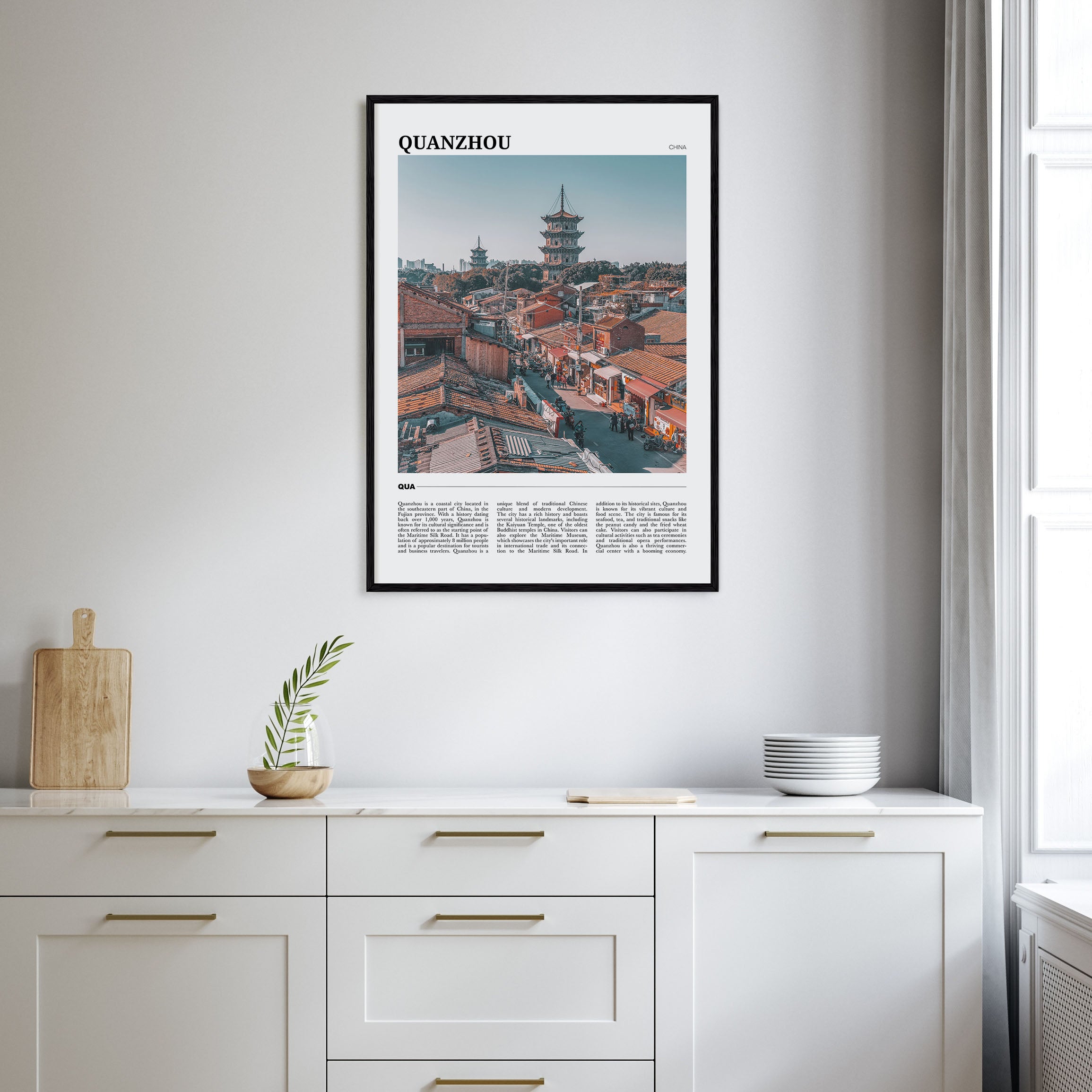 Quanzhou Travel Color Poster