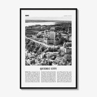 Quebec City Print Black and White No 1, Quebec City Wall Art, Quebec City Poster, Quebec City Photo, Québec, Canada, North America