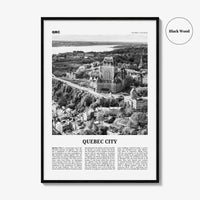 Quebec City Print Black and White No 1, Quebec City Wall Art, Quebec City Poster, Quebec City Photo, Québec, Canada, North America