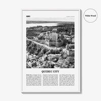 Quebec City Print Black and White No 1, Quebec City Wall Art, Quebec City Poster, Quebec City Photo, Québec, Canada, North America