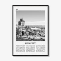 Quebec City Print Black and White No 2, Quebec City Wall Art, Quebec City Poster, Quebec City Photo, Québec, Canada, North America