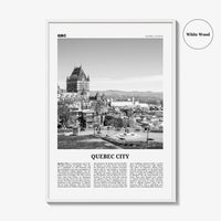 Quebec City Print Black and White No 2, Quebec City Wall Art, Quebec City Poster, Quebec City Photo, Québec, Canada, North America