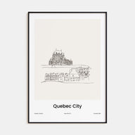 Quebec Drawn Poster