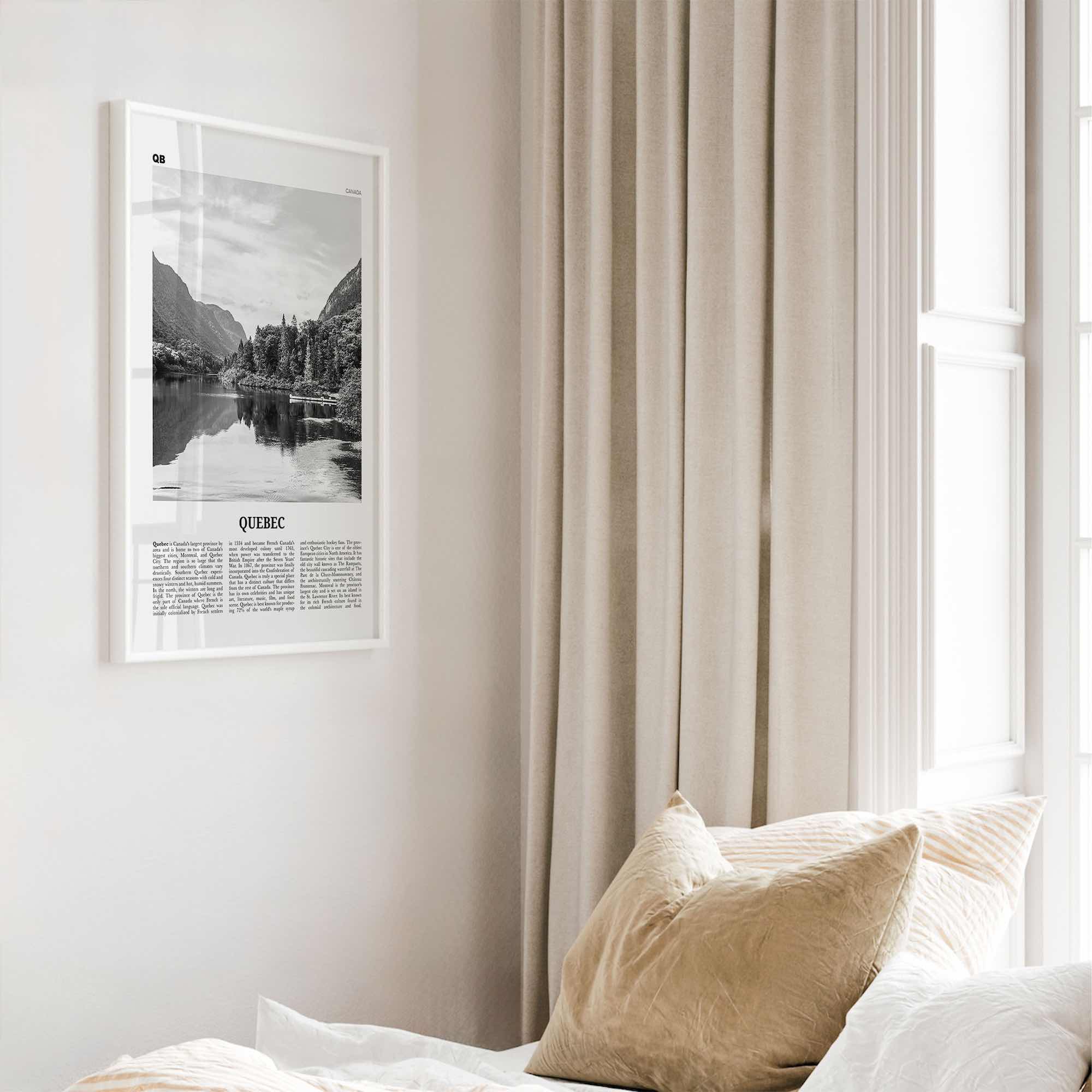 Quebec Print Black and White, Québec Print Black and White, Québec Wall Art, Québec Poster, Québec Photo, Québec Wall Décor, Montreal Canada